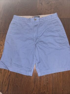 Chaps Men's 32 Blue Flat Front Shorts